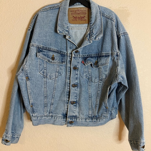 VTG Levi's Light WashDenim Jacket for Men Size M